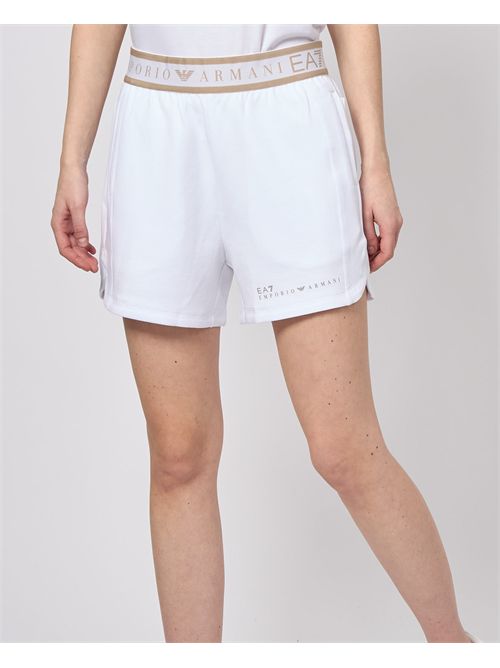 Shorts donna EA7 con elastico logato EMPORIO ARMANI EA7 | 7W000280-AF12501U0002